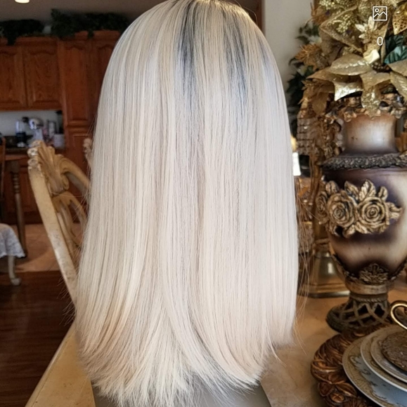 Ombre Blonde Lace Front Wig  12-14 inches!! main image 6